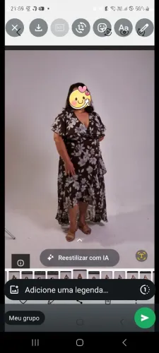 Desapego vestido Calvin Klein 48/52