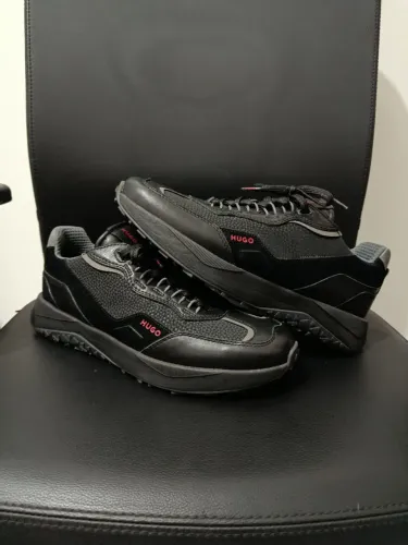 Tênis de couro hugo boss