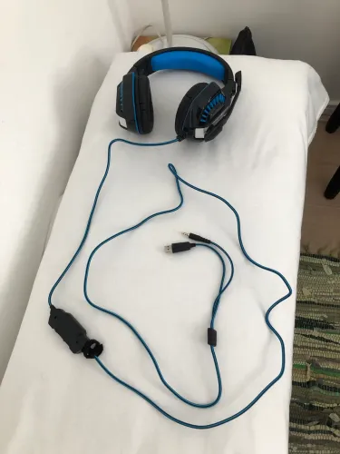 Fone Gamer Headset Knup Kp-491 Led - Pc Ps4 X box One