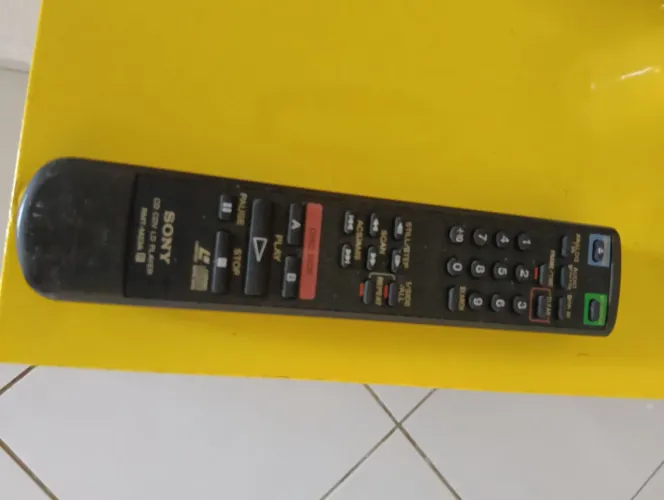 Controle laser disc Sony!