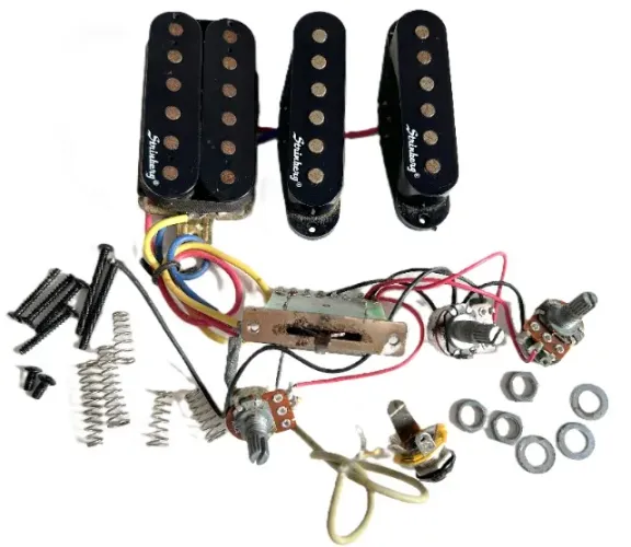 Kit de captação e eletrônica Strinberg Guitar Super Strat