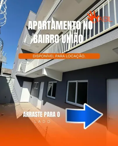 INCRÍVEL APARTAMENTO DISPONÍVEL NO BAIRRO UNIÃO  PARA LOCAÇÃO!