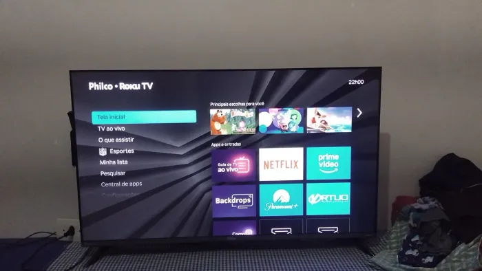 Tv comprei ela não tem uma semana