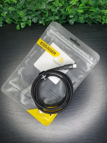 Cabo Tipo C Ponta Dupla 60w Ultra Turbo Trançado Alta Qualidade - Essager
