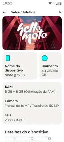 Moto g75 5g