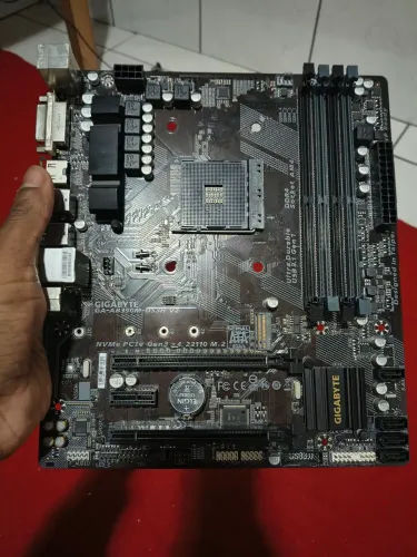 Ab350m gigabyte e b559m duex liga sem imagem