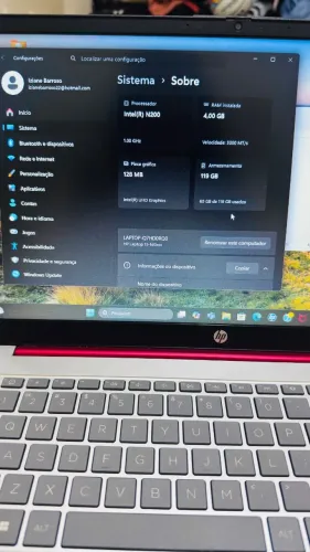 Notebook HP Vermelho Importado dos EUA | Pouquíssimo Uso | SSD | Intel