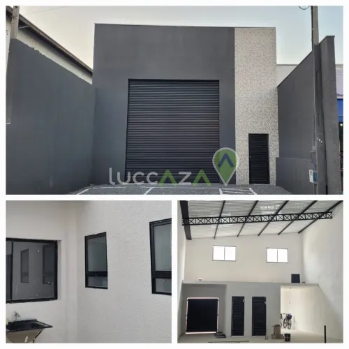 Galpão Comercial para Locação em Jacareí-SP: 1 Sala, 1 Banheiro, 3 Vagas de Garagem, 156m²