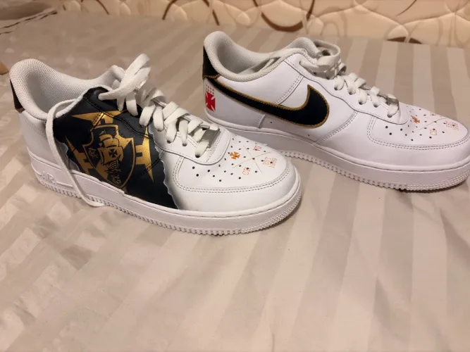 Tênis Nike air force 01, personalizado vasco da Gama, novo