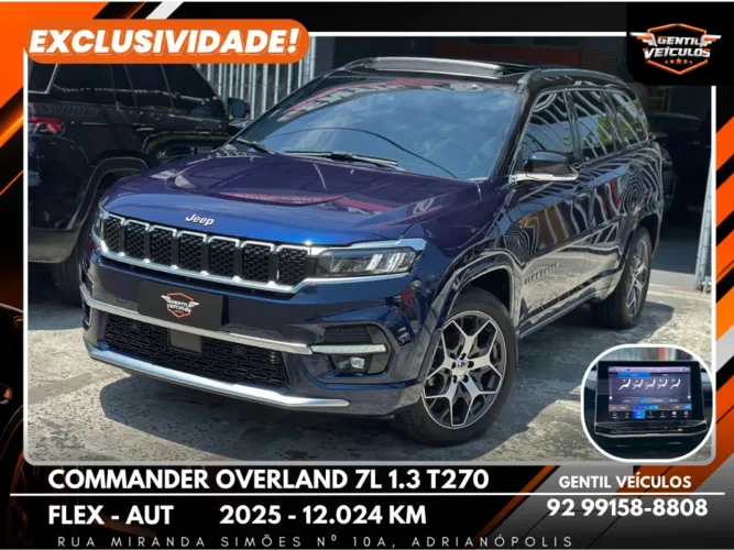 Jeep Commander Overland T270 1.3 TB Flex AUT 2025