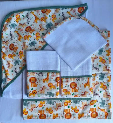 OFERTA kit com 5 peças Enxoval de bebê 