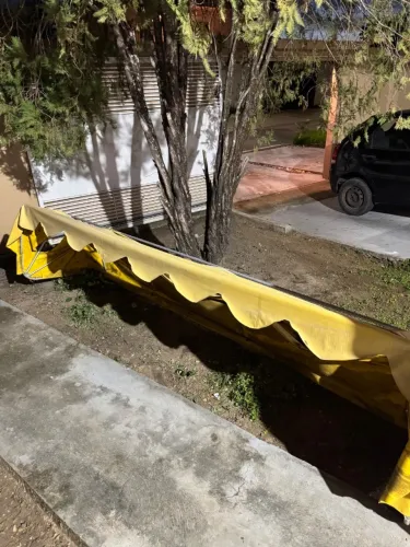Armação de toldo em ferro