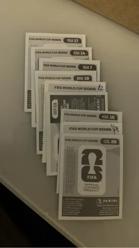 Kit 50 figurinhas sem repetidas copa 2026