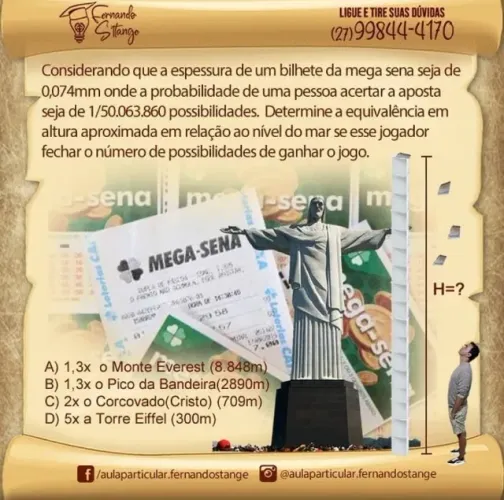 Concursos / Vestibulares / Reforço escolar de Química, Matemática e Física