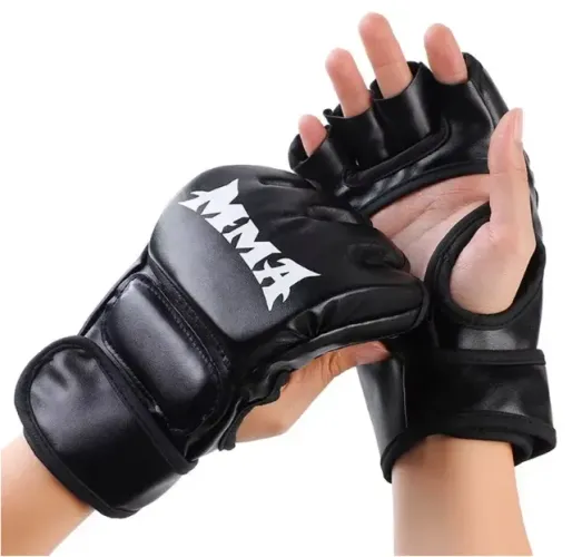Luva MMA para Treino Sparring com regulagem Luva Sem dedo