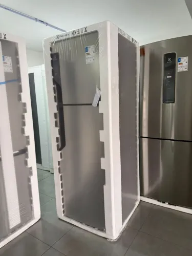 Geladeira Electrolux Frost Free com AutoSense 432L Efficient Duplex Inox (TF70S) nova<br>