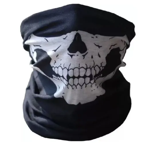 BALACLAVA CAVEIRA FANTASIA HALLOWEEN