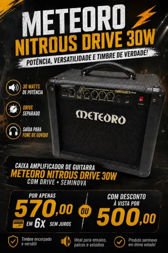 Caixa Meteoro Nitrous drive seminova com drive modelo atual