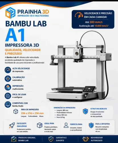 Impressora 3D Bambu Lab A1