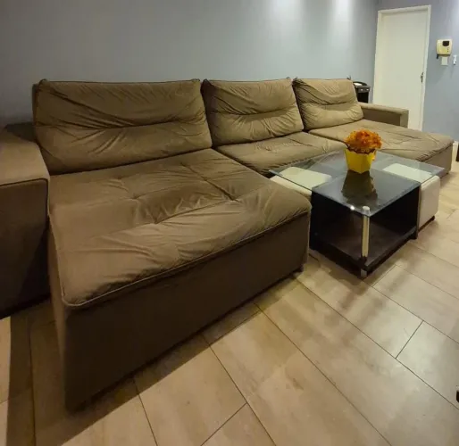 SOFÁ RETRATIL  EM 3 MÓDULOS -  3,9 M DE COMPROMENTO X 1,15 M DE LARGURA