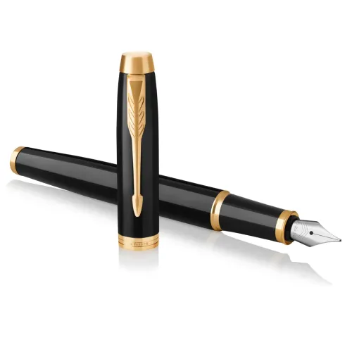 Caneta tinteiro Parker Im Black gt original acompanha a tinta original