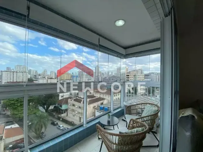 Apartamento em Rua Oswaldo Cruz - Boqueirão - Santos/SP