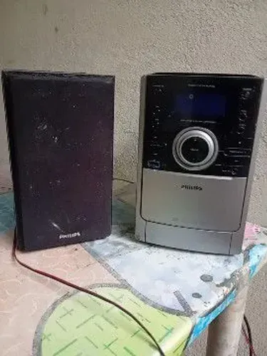 Mini System Philips entrada USB e CD 1 caixa de som - Volume mal contato para abaixar