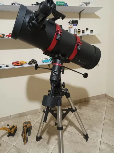 Telescópio 160 MM completo acessórios lentes