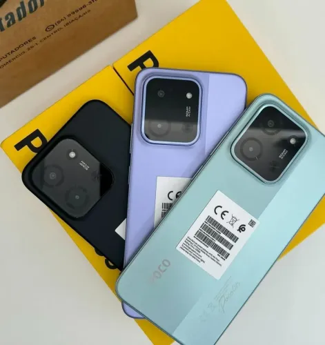 Xiaomi Poco C85 NFC 128GB/6GB RAM - + Fone de Brinde - Lacrados