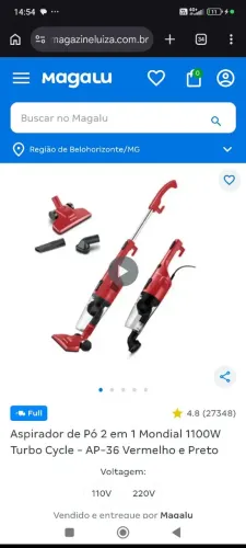 Aspirador de po