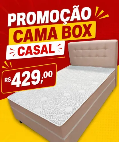 Promoção cama box casal, Fazemos entrega