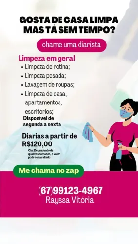 Faxina em geral 