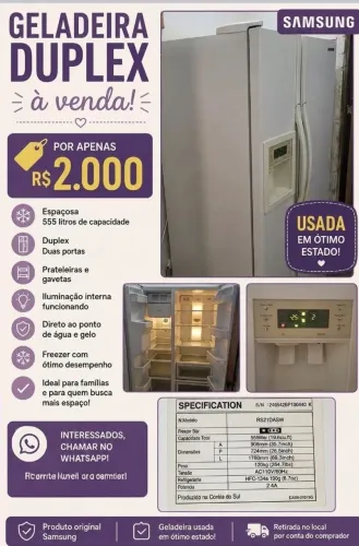 Geladeira samsung
