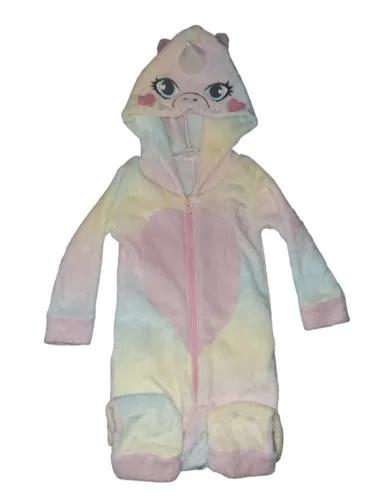 Macacão Kigurumi Pijama Unicórnio Infantil Menina Fakini tamanho 1