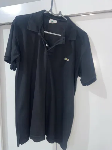Camisa Lacoste polo preta