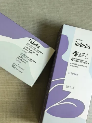 Kit Natura Tododia Algodão - Sabonete e Hidratante