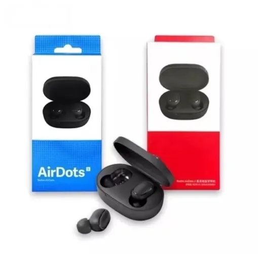 Fone Bluetooth Estilo AirDots S TWS Sem Fio Som HD