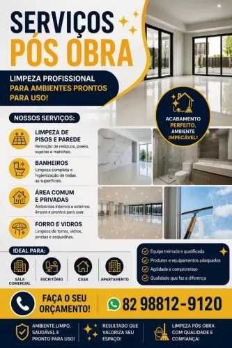 Serviços pós obras