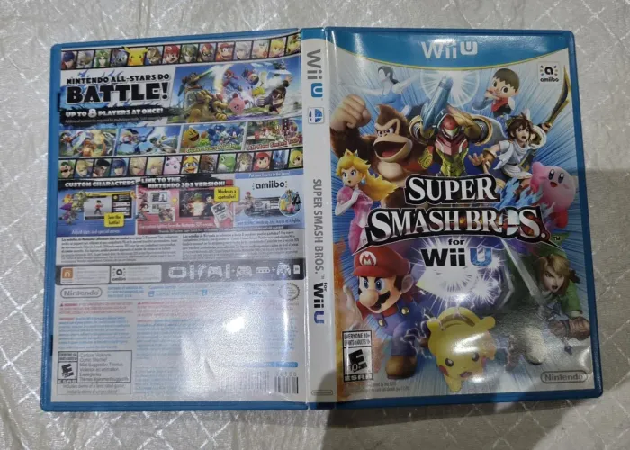 Jogo Super Smash Bros Para Nintendo Wii U Midia Fisica