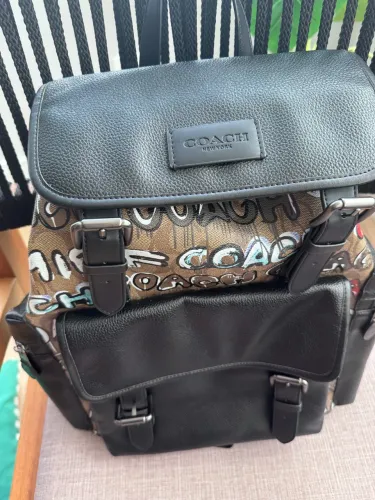 Mochila Masculina Couro legítimo - COACH