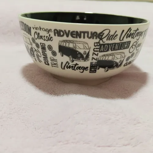 Bowl de porcelana VW Kombi
