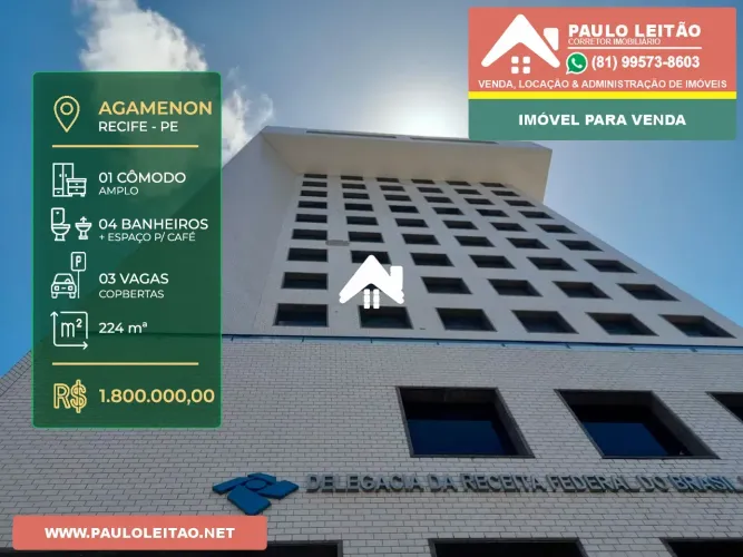 LAJES CORPORATIVAS 8º E 9º ANDARES | 224 M² | R$ 1,8 MILHÃO CADA | COMPRA DAS DUAS POR R$