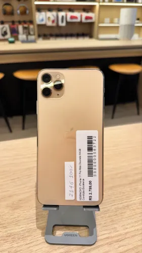 iPhone 11 Pro Max 64GB Dourado - Seminovo