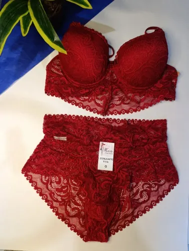 Conjunto de Lingerie Sensual Fita Calençon