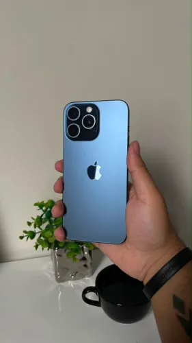 iPhone 15 pro max - 256gb - Blue Titanium 94% Seminovo - todo original