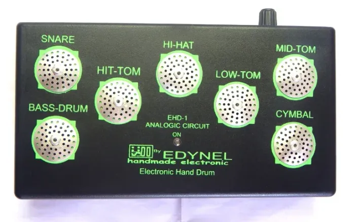 Kit Bateria Eletrônica De Dedo / Mão Ehd-1 Dos Anos 80
