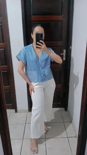 Blusa, dois em uma