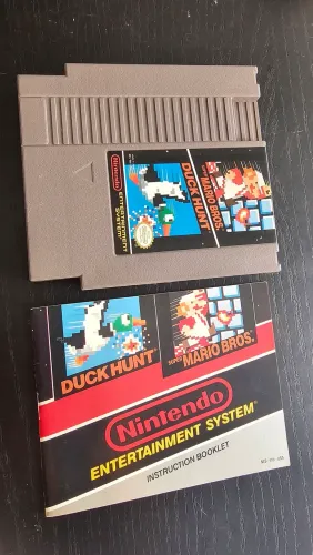 Jogo Mario bros + Duck hunt NES Nintendinho original