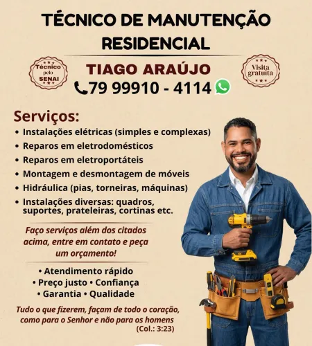 Técnico de manutenção residencial