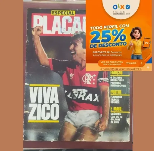Revista Placar Especial Zico